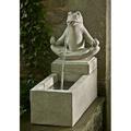 Campania International Zen Concrete Plinth Fountain | 23 H x 25 W x 13.25 D in | Wayfair FT-202-GS