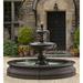 Campania International Caterina Concrete Fountain | 55 H x 82 W x 82 D in | Wayfair FT-193-AS