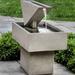 Campania International Concrete Triad Fountain | 35.5 H x 20.25 W x 36 D in | Wayfair FT-285-AS