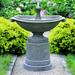 Campania International Medici Concrete Ellipse Fountain | 38 H x 37 W x 31 D in | Wayfair FT-53-AL