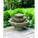 Campania International Platia Cast Stone Fountain, Copper | 21 H x 30.25 W x 30.25 D in | Wayfair FT-34-CB