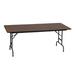 Correll, Inc. Rectangular Adjustable Folding Table Metal in Brown | 32 H x 72 W x 30 D in | Wayfair CFA3072M-01