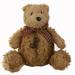Craft Outlet Shabby Elegance Teddy Bear Collectible Figurine, Solid Wood in Brown | 10 H x 10 W x 5 D in | Wayfair 40315