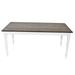 Darby Home Co Auberta Solid Wood Dining Table Wood in Brown/Gray/White | 30 H x 60 W x 34 D in | Wayfair DBHM3134 41332627