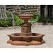 Campania International Beauvais Concrete Fountain | 31.25 H x 40.25 W x 40.25 D in | Wayfair FT-167-AS