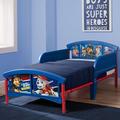 Delta Children Nick Jr. PAW Convertible Toddler Bed Plastic/Metal in Blue | 26.18 H x 29.13 W x 53.94 D in | Wayfair BB86994PW_1121