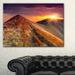 Design Art Autumn Hills w/ Colorful Grass - Wrapped Canvas Photograph Print Metal in Yellow | 30 H x 40 W x 1 D in | Wayfair PT9606-40-30