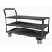 Durham Manufacturing Service Utility Cart Metal in Gray | 61.19 H x 37.38 W x 30 D in | Wayfair LDO-3060-3-95