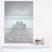Design Art Wooden Pier in Cloudy Mood - 3 Piece Graphic Art on Wrapped Canvas Set Canvas in Gray | 28 H x 36 W x 1 D in | Wayfair PT8357-3PV