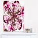 Design Art Perfect Digital Flower Art in Dark Pink - 3 Piece Graphic Art on Wrapped Canvas Set Canvas in Indigo | 36 H x 28 W x 1 D in | Wayfair