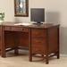 Lark Manor™ Drolet Desk Wood in Brown/Red | 30 H x 48 W x 24 D in | Wayfair DRBC2263 31019904