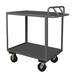 Durham Manufacturing Utility Cart w/ Ergonomic Handle Metal in Gray | 48 H x 24 D in | Wayfair RSCE-2448-2-3.6K-95