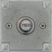 Darby Home Co Art & Craft Metal Door Bell Push Button in Gray | 2.5 H x 2.5 W x 0.5 D in | Wayfair DRBH1271 43472685