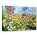 Darby Home Co Wild Sweetness Painting Print on Wrapped Canvas in Blue/Green/Yellow | 12 H x 18 W x 2 D in | Wayfair DRBC3022 31559223