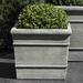 Darby Home Co Marin Cast Stone Planter Box Concrete, Copper in Green | 24.75 H x 28.5 W x 28.5 D in | Wayfair DRBH1988 43896694