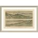 East Urban Home 'Grand Canyon - Views of the Marble Canon Platform, 1882' Framed Print Paper in Green | 30 H x 44 W x 1.5 D in | Wayfair