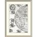 East Urban Home 'Eastern Hemisphere of the Terrestial Globe' Framed Print Metal | 44 H x 32 W x 1.5 D in | Wayfair EASN4350 39508278