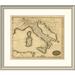 East Urban Home 'Italy, 1812' Framed Print Paper in Gray | 26 H x 30 W x 1.5 D in | Wayfair EASN4464 39508651