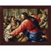 East Urban Home 'Christ Cleansing the Temple' Framed Oil Painting Print Paper in Gray/Red | 14 H x 18 W x 1 D in | Wayfair EASN4782 39514135