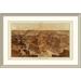 East Urban Home 'Grand Canyon - Panorama From Point Sublime (Part I. Looking East), 1882' Framed Print Paper in Brown | Wayfair EASN3724 39506085