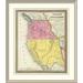 East Urban Home 'Oregon & Upper California, 1847' Framed Print Paper in Brown | 44 H x 38 W x 1.5 D in | Wayfair EASN3752 39506189