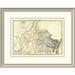 East Urban Home 'State of Virginia, 1795' Framed Print Paper in Gray | 24 H x 30 W x 1.5 D in | Wayfair EASN4444 39508589