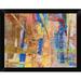 East Urban Home 'Andalusia Framed Print on Wood' Framed Oil Painting Print Paper in Blue/Brown | 9 H x 12 W x 1 D in | Wayfair EASN9119 39526680