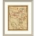 East Urban Home 'North America, 1816' Framed Print Paper | 30 H x 25 W x 1.5 D in | Wayfair EASN4102 39507395