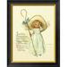 East Urban Home 'Nursery Rhymes: Little Bo Peep' Framed Oil Painting Print Paper | 14 H x 11 W x 1 D in | Wayfair EASN7903 39525295