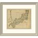 East Urban Home 'Japan, 1812' Framed Print Paper in Gray | 21 H x 24 W x 1.5 D in | Wayfair EASN4045 39507187