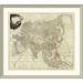 East Urban Home 'Composite: Asia, Islands According to D'Anville, 1787' Framed Print Paper in Gray | 39 H x 44 W x 1.5 D in | Wayfair