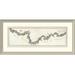 East Urban Home 'A General Map of the River Ohio, Plate 2, 1796' Framed Print Paper | 20 H x 44 W x 1.5 D in | Wayfair EASN4148 39507546