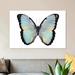 East Urban Home Blue Hue Butterfly by Julia Bosco - Gallery-Wrapped Canvas Giclee Print Canvas, in Black/Blue/Gray | 8 H x 12 W x 0.75 D in | Wayfair