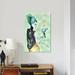 East Urban Home 'Beauty Blowout' Painting Print on Canvas in Black/Blue/Green | 12 H x 8 W x 0.75 D in | Wayfair EAUU1086 37485184