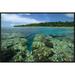 East Urban Home 'Coral Lagoon & Palm Lined Beach, Rani Island, Indonesia ' Framed Photographic Print on Canvas in Blue | Wayfair EAUB5606 38521140