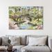 Ebern Designs Central Park by Tre Sorelle Studios - Wrapped Canvas Print Canvas in Green/Pink | 12 H x 18 W x 1.5 D in | Wayfair EBDG1507 42172823