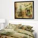 East Urban Home 'Vintage Parisian Cards' Framed Graphic Art Print on Wrapped Canvas in Green | 16 H x 32 W x 1 D in | Wayfair ERNH3178 46697339