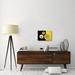 East Urban Home 'Circular Arrangement' Photographic Print On Wrapped Canvas in Black/Yellow | 15.62 H x 22 W x 1.5 D in | Wayfair