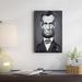 East Urban Home Vintage Celebrity Sunday Series: Abraham Lincoln Memorabilia on Wrapped Canvas in Black/Gray/White | 12 H x 8 W x 0.75 D in | Wayfair