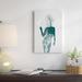 Wrought Studio™ Bliss of Solitude Graphic Art on Wrapped Canvas in Blue/Green/White | 12 H x 8 W x 0.75 D in | Wayfair ESHM8967 34338274