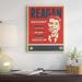 East Urban Home Presidents Vintage Advertisement on Wrapped Canvas in Red | 7 H x 5 W x 1.5 D in | Wayfair ESRB2914 34359989