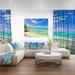 Design Art Tranquil Seychelles Tropical Beach Photographic Print on Wrapped Canvas Metal in Blue/Green | 30 H x 40 W x 1 D in | Wayfair