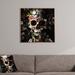 East Urban Home Garden Skull Framed Graphic Art Wood in Black/Brown/Green | 20 H x 20 W x 1 D in | Wayfair ESRB3591 34363062