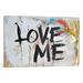 East Urban Home 'Love Me III' Wall Art on Wrapped Canvas Metal in Black/Red/Yellow | 40 H x 60 W x 1.5 D in | Wayfair ESTN7366 40499176