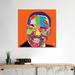 East Urban Home 'Martin Luther King Jr.' Graphic Art on Wrapped Canvas Canvas, Cotton in Black/Orange/Red | 12 H x 12 W x 1.5 D in | Wayfair