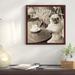 East Urban Home 'Cafe Pug Stay Classy' Graphic Art Print on Canvas in Brown/White | 35.6 H x 35.6 W x 1.5 D in | Wayfair ESUM3191 44909816