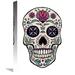 East Urban Home Sugar Skull II by Janelle Penner - Wrapped Canvas Graphic Art Print Canvas in Black/Pink | 16 H x 11.36 W x 1.5 D in | Wayfair