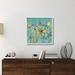 East Urban Home 'Monkey & Mommy' Print Canvas in Blue/Green/Yellow | 31.63 H x 31.63 W x 1.5 D in | Wayfair E8C79A7D4A02443F812E858D450DA440