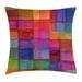 East Urban Home Rainbows Squares Square Pillow Cover Polyester | 24 H x 24 W x 2 D in | Wayfair ESUN7273 44248104