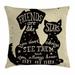 East Urban Home Cat Dog Friends Square Pillow Cover Polyester | 20 H x 20 W x 2 D in | Wayfair ESUN9684 44272107